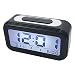 Produktbild EASEHOME LCD Digitale Wecker, Digitaler Wecker Reisewecker Datum Temperatur Anzeige Kinderwecker Batteriebetrieben Digitalwecker mit Snooze Nachtlicht Funktion und Laut Alarm, Schwarz