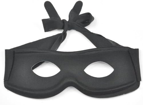 Beyondfashion Halloween Masquerade Bandit Zorro Mask Ball Eye Mask Eyemask Black