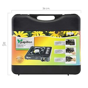 Papillon 8140120 Fornello Portatile per Cartuccia Gas, 227 g, Nero - immagine 5
