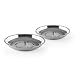 Produktbild oneConcept Food Tray Grillkorb • Grillschale • für Grillgemüse und Backkartoffeln • Zubehör • Set • 2 Stück • Kebab Master Pro • Drehgrill • für oneConcept Kebab Master Pro Vertikalgrill • Edelstahl