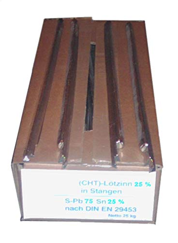Preisvergleich Produktbild 1 Kg Stangenlötzinn 25% DIN 29453