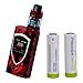 Produktbild Smok ProColor Kit - 225W Temperaturregler Mod mit TFV8 Big-Baby Tank - inklusive 2 x Premier Vaping 40A 2600mAh 18650 Batterien (Rot Tarnung)