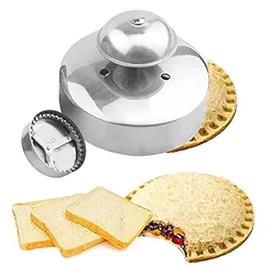 Sandwich Cutter and Sealer for Kids, Stainless Steel Round Sandwich Cutter, Sandwich Sealer and Decruster, Sandwich Maker, Sandwich Cutter for Making Sandwiches, Hamburgers, Pie