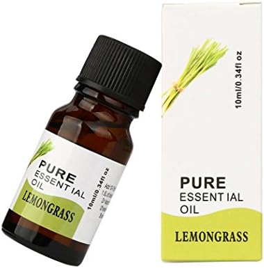 10ml 100% Pure Natural Essential Oils Aromatherapy Scent Skin Care Various Flavor Tea, Rosemary, Eucalyptus, Cananga, Lemongrass (Lemongrass)