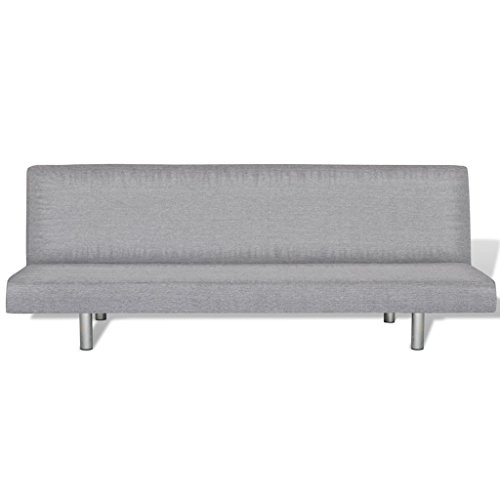 vidaXL Sofa Bettsofa Stoffsofa Schlafsofa Loungesofa Couch Bett Sofabett verstellbar - 4