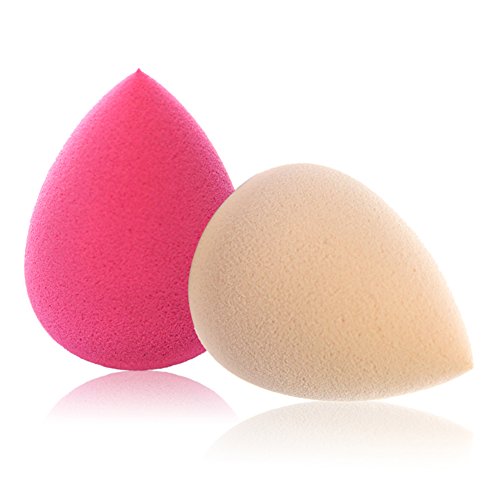 Chinatera 2Pcs Makeup Sponge Blender Foundation Puff Flawless Powder Smooth Beauty