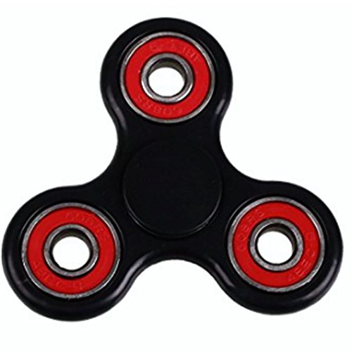 EDC Fidget Hand Toys Finger Spinner No Ceramic Bearing Is Steely Bearing (red and black) EDC Fidget Hand Toys Finger Spinner No Ceramic Bearing Is Steely Bearing (red and black)