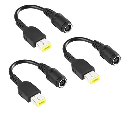 Purpleleaf Power Converter Kabel Adapter 7,9mm Female Stecker für Lenovo ThinkPad X1 Carbon 0B47046 Laptop [Ideapad Yoga 11, 11s, 13, 2Pro, Flex 14, 15; ThinkPad Helix,x240; Kompatibel P/n 0B46994, 0C19868, 0B47046, 0B47048] (3 Stück)