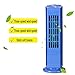 Produktbild USB Mini Turm Fan/Dritten Gang Blattlosen Fan Kreative Mini Fan Kreative Aromatherapie Klimaanlage Turm Fan Tragbare Desktop USB Fan (Blau)