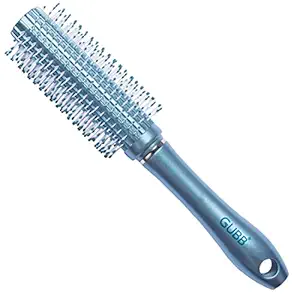 GUBB Styler Range Round Hair Brush : Perfect Tool for Efficient Blow Drying, Adding Curls, Waves & Volume | Premium Nylon Bristles to gently Shape & Style your Locks | Lightweight , Long Lasting Curles & Waves Hair Brush - For All Hair Types - For Women, Men, Wet And Dry Hair