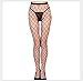 Produktbild JZK® Super Sexy Elastische Modische Wide Netz Fishnet Net Strümpfe Strumpfhose, Schwarz (Großes Loch)