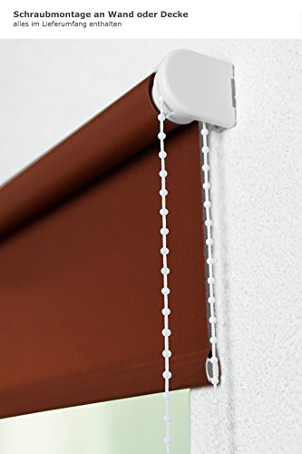 Lysel Rollo Grande S28, (B x H) 150cm x 175cm in rot/Berlin TR clay - 2