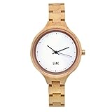 leafwood, die Virago, natur Ahorn Damen Holz Armbanduhr