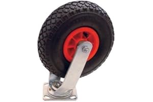 VETO Lenkrolle 260x80mm Luftreifen Transportrolle Bockrolle Luftrad Rolle