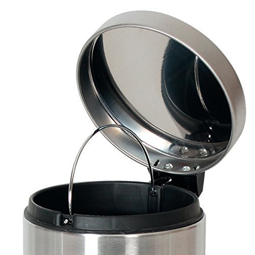 bremermann® Treteimer, mit Absenk-Automatik, Anti-Fingerabdruck, 12 L, matt, 6803 - 3