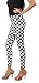 Ravki Woman High Quality Stretchable Combed Cotton Printed Fashion Pants Summer Legging Tights (T2319_Black&White_Onesize) RS.249.00