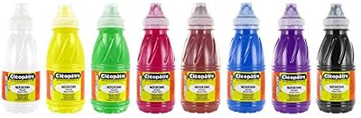 Cleopatre Cléopâtre PGN250X8A Néfertari Premium Lot de 8 Flacons Gouache Multicolore 24 x 13 x 16 cm
