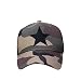Produktbild Trucker Cap Herren Damen Mesh Camouflage Star Baseball Camo Snapback einstellbar LA Los Angeles US Style Einheitsgröße Tarn Army USA Patch Outdoor mit Netz edel Militär OneSize
