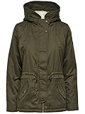 Only Damen Winterjacke Parka Kurzmantel Kapuzenjacke (M,...