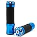 Produktbild Ein Paar blaue 7/8 "(22 mm) Motorrad CNC Racing Aluminum & Soft Rubber Lenkergriffe zur KAWASAKI ZR-7/S 1999 2000 2001 2002 2003