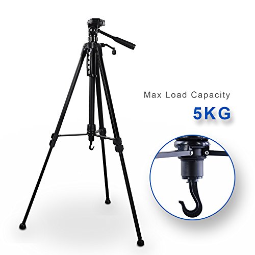 BPS Support Tr  pied Cam  ra ultral  ger de Voyage Hauteur 157cm Max Universel en Aluminium d   Alliage pour Appareil Photo ou Cam  scope Canon Nikon Sony etc avec Sac de Transport     Photographie ou Vid  o