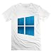Produktbild Sixtion Geek Microsoft Windows Win 10 Interface Men's Tshirt Black, cWhite, M