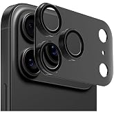 Zore Apple ile uyumlu iPhone 17 Pro Max CL-20 Kamera Lens Koruyucu Siyah
