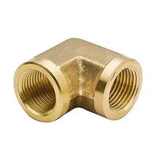 PMW - Union Female Elbow - Pack of 1 - Brass Union Elbow Female (BSP) Pipe Fitting and Other Plumbing Applications (1/4
