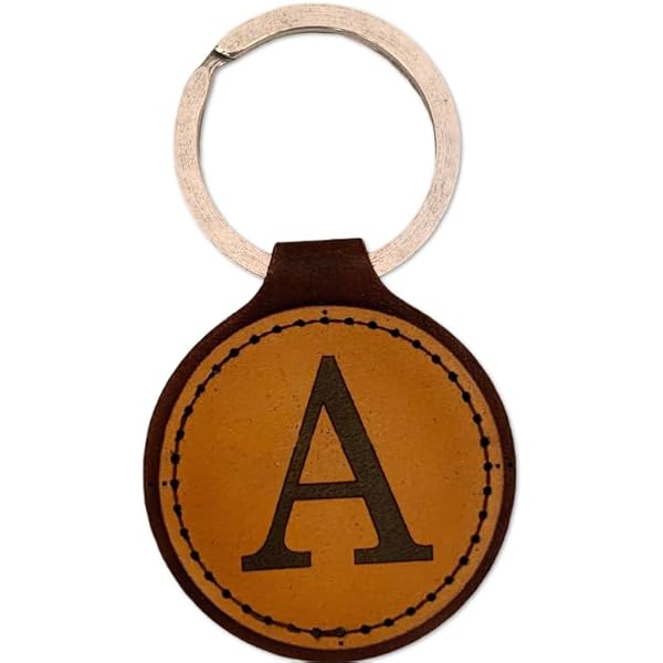 Biomar Labs® - Llavero Con Iniciales Personalizadas Del Alfabeto A-Z, Plata Para Hombres Y Mujeres, Carta De Regalo M, KK 91