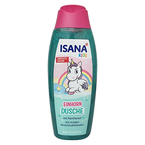 Preisvergleich Produktbild Isana Kids EINHORN Dusche mit Panthenol, milden, Waschsubstanzen 300ml Flasche
