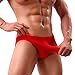 Produktbild Herren Slips,Beikoard Sexy Männer Elephant Bulge Briefs Unterwäsche Beutel T Dessous Unterhose Shorts Sexy Unterwäsche Dessous Tanga Slips für Herren (M, Rot)