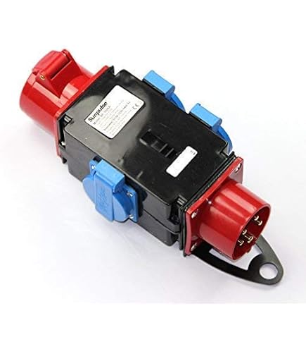 Current Distributor Socket Heavy Duty Rubber Cable Distributor Portable CEE Power Distributor - 4m ...