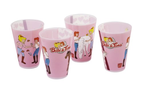 Bibi & Tina 13447 4-er Set Mehrwegbecher - 2