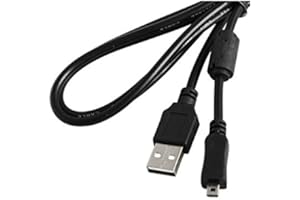 WEBSELLER31® USB DATA CABLE REPLACEMENT LEAD FOR Nikon D5500 Digital SLR in Black + 18-55mm f/3.5-5.6G VR II Lens TRANSFER PHOTO TO MAC OR PC FROM CAMERA