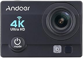 Andoer 4K Action Camera 1080P Wifi Cam 16MP Ultra-HD 2in LCD 170&deg;