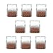 Produktbild VORCOOL 32pcs Protektoren der Bein Fuß Kapsel Stuhl Silikon der Quadrate Protektoren Abdeckungen Tabelle der Möbel (transparent)