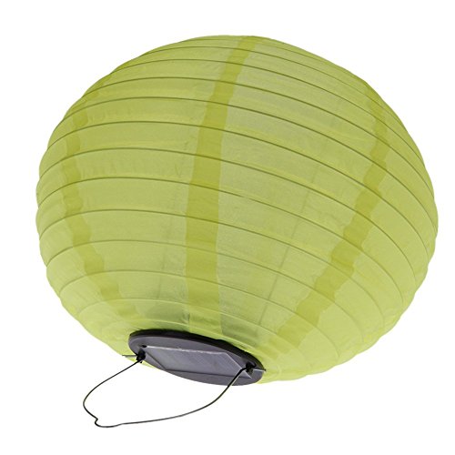 TOOGOO(R)10″ Solar Laternen Solar Lampion Wegeleuchten fuer Gartendeko gelb - 3