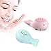 Produktbild Exfoliating Scrubber Brush, 2 Stück 100% Silikon Reinigungsbürste mit Body Sponge Scratcher für Gesicht, Achselhöhle, Beine, Hals, Bikini Linie, seidig glatte Haut für Männer und Frauen von Gedkoa