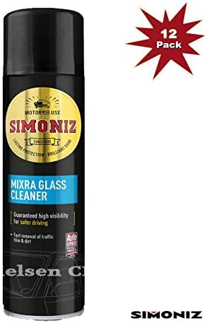 Simoniz Mixra Glass &amp; Windscreen Cleaner 500ml - 12Pk