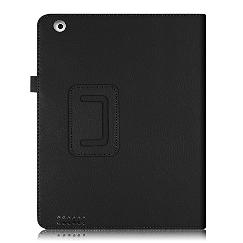 Fintie iPad 2 / 3 / 4 Hülle Case – Folio Slim Fit Kunstleder Schutzhülle Cover Tasche Etui mit Auto Schlaf / Wach Funktion für Apple iPad 2 / iPad 3 / iPad 4, Schwarz - 8