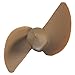 Produktbild Arkai Bootspropeller 2-Blatt Rechtsdrehend Braun 35 mm Durchmesser