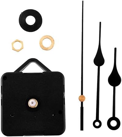 DKEyinx Creative Silent Retro Quartz Clock Movement Black Hands Mechanism Parts DIY