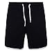 Produktbild MOIKA Herren Sportshorts, Sporthose Kurz Herren Hochwertig Bequem Sport Shorts Jogginghose Kurz Trainingsshorts Bequeme Shorts für Laufsport Outdoor Sport Jogging Workout(S,Schwarz)