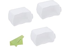 Fotoconic - Diffusore di rimbalzo morbido per attacco a caldo su flash Godox V860II V850II V860 V850 V850 TT685 TT600 (confezione da 3)