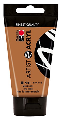 Marabu 122002941 - Artist Acryl, 75 ml, siena natur