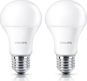Philips Ace Saver Base E27 7-Watt LED Bulb (Pack of 2, Warm White)