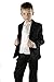 5-Piece Baby Boys Black & Cream Suit (12-18 mths)