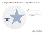 I-love-Wandtattoo WAS-10450 Kinderzimmer Wandsticker Set „Sterne in einem zarten Pastell Blau und Pastell Grau“ 25 Stück Sternenhimmel zum Kleben Wandtattoo Wandaufkleber Sticker Wanddeko - 3