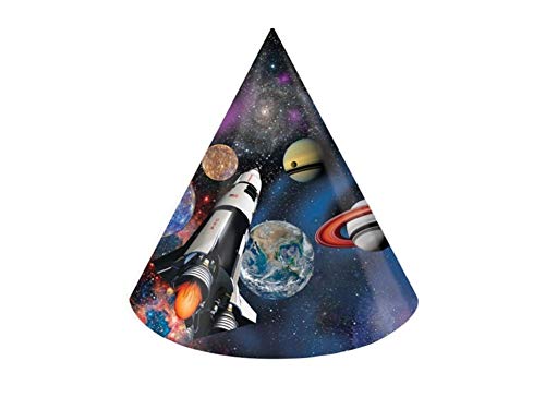 SPACE BLAST Birthday Party Range - Rocket Ship Planets Tableware & Decorations