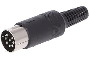 Cablepelado® Connecteur DIN 8 broches mâle Noir
